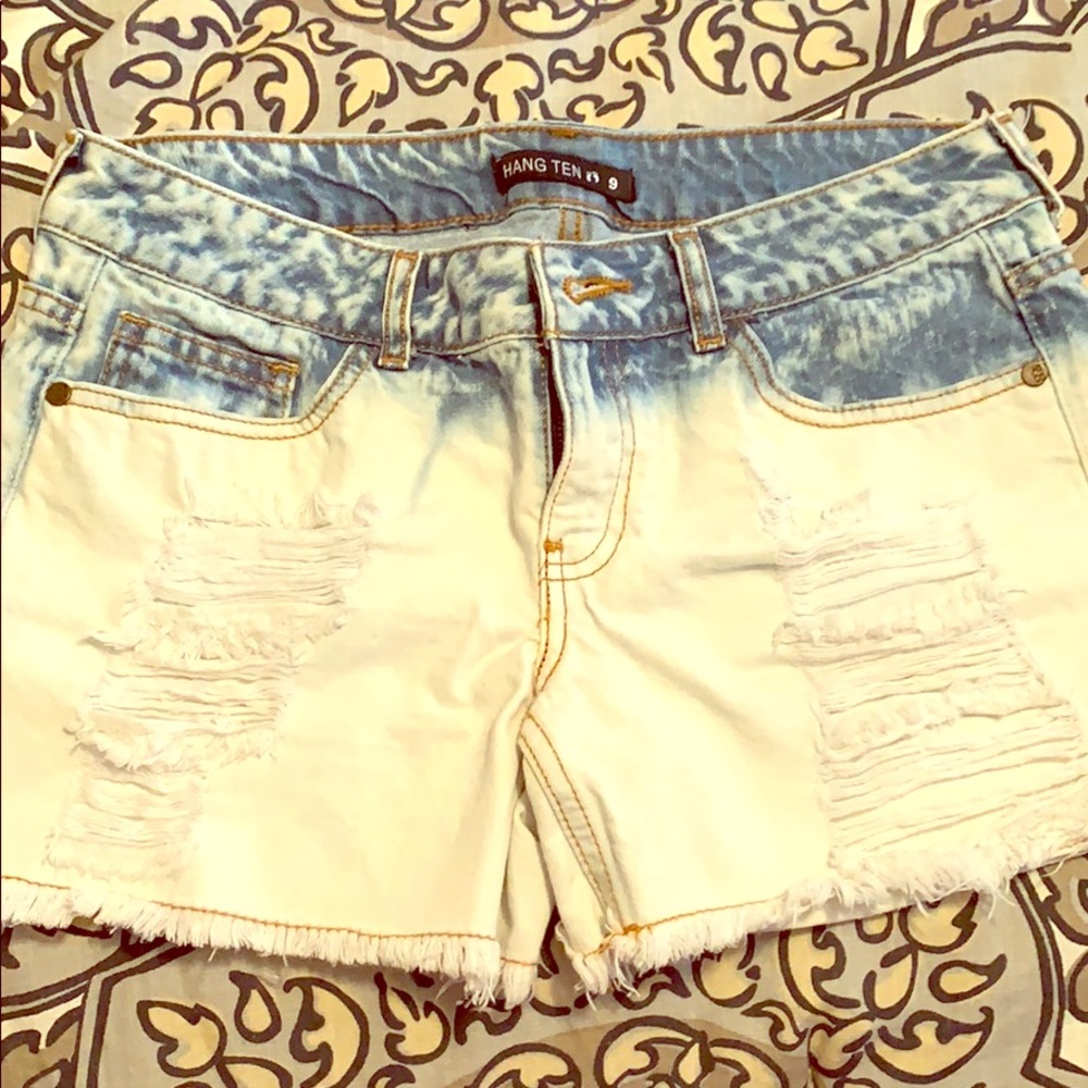 Distressed shorts